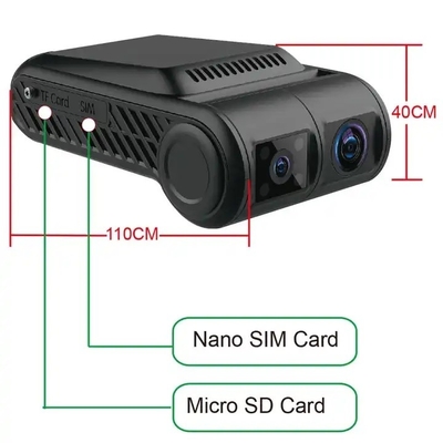 4ch 4G WIFI Dash camera video GPS mobile DVR