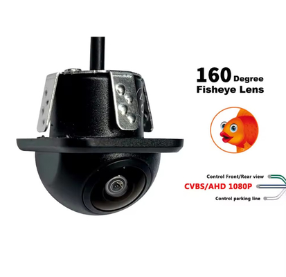 Rear View Backup Camera CVBS AHD 720P 1080P Fish Eye Car Hidden Spy Camera